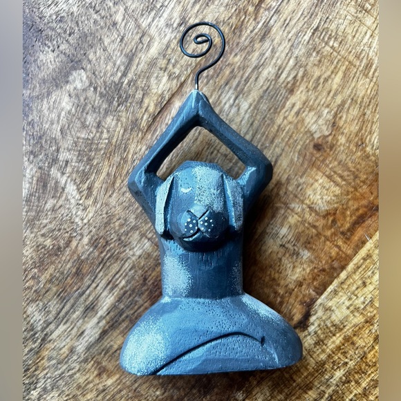 World Market Hand Carved Wooden Photo Holders - Picture 5 of 6